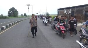 Harkamtibmas di Bulan Ramadhan Polisi Amankan Puluhan Motor Balap Liar di Jombang