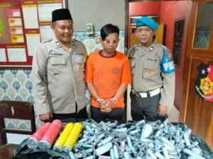 Menjelang Berakhirnya Operasi Pekat, Polsek Purwosari Berhasil Amankan Pelaku Pemilik Bahan Peledak