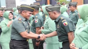 Dandim 0808/Blitar Pimpin Korps Raport Kenaikan Pangkat