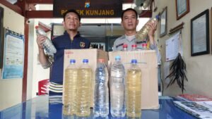 Jelang Idul Fitri, Polres Kediri Amankan Puluhan Miras Wujudkan Sitkamtibmas Kondusif