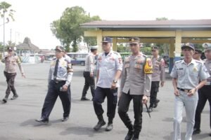 Cek Terminal Bus, Kapolres Jember Pastikan Kelayakan Angkutan Lebaran