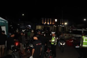 Jaga Kondusifitas Wilayah Polres Kediri Kota Gelar Patroli Harkamtibmas