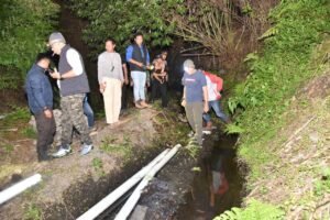 Polres Bondowoso dan Tim Gabungan Cek Sumber Mata Air Yang Diisukan Tercemar Geothermal