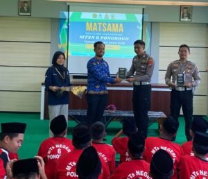 Program Mahameru Lantas, Polres Ponorogo Edukasi Pelajar Tertib