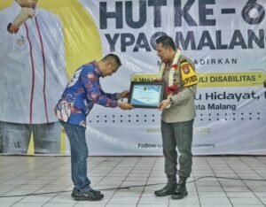 Konsisten Peduli Disabilitas, Kapolresta Malang Kota Mendapat Penghargaan dari YPAC Kota Malang