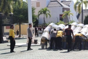 Gelar Simulasi Pengamanan, Polres Magetan Siap Kawal Pilkada Serentak 2024