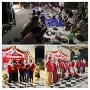 Malam tirakatan dalam rangka HUT KEMERDEKAAN RI kE 79 warga RT 09/RW 16 jayaland