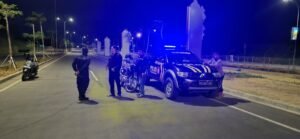 Dini Hari, Kabag Ops Polres Kediri Kota Pengecekan Patroli Polsek Jajaran