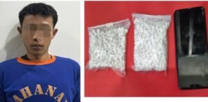 Buruh Tani Asal Pagu Dibekuk Polisi, Diduga Edarkan Pil Dobel L
