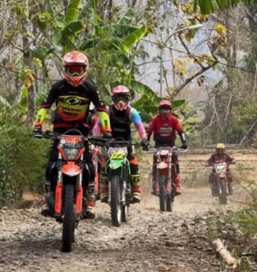 Sinergitas Polres Ponorogo Bersama TNI dan Komunitas Trail Patroli Karhutla Cegah Kebakaran Hutan