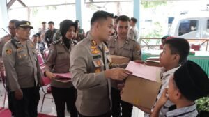 Polres Nganjuk Gelar Silaturahmi Kamtibmas di Kecamatan Wilangan, Cooling System Menjelang Pilkada Serentak 2024