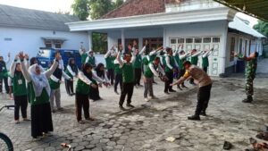 Bhabinkamtibmas Ngebrak Berikan Pelatihan Dasar Kader Penggerak NU