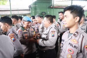 Sipropam Polres Kediri Lakukan Pemeriksaan Sikap Tampang Anggota