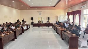 Amankan Natal dan Tahun Baru Polres Mojokerto Kota, Rapat Lintas Sektoral Berbagai Elemen