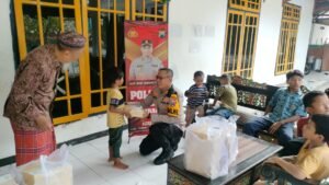 Polsek Pare Berbagi Kasih, Sambangi Panti Asuhan Muhammadiyah Putra