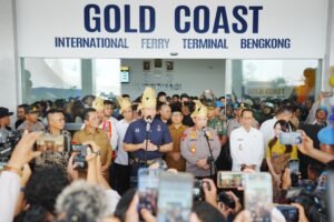 Hadiri Peresmian Pelabuhan Gold Coast Bengkong, Kapolri Tekankan Pentingnya Kolaborasi Lembaga Cegah TPPO-PMI Ilegal