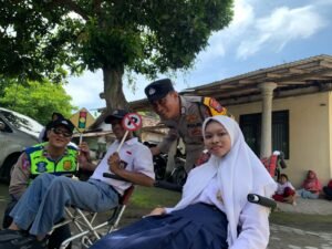 Polsek Ngadiluwih Sambut Hangat Kunjungan Siswa SLB Yayasan Nurul Ihsan