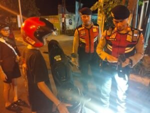 Sat Samapta Polres Kediri Kota Patroli KRYD Guna Pastikan Wilayah Hukumnya Kondusif Saat Weekend