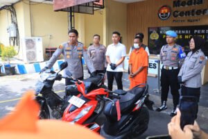 Hanya Butuh Waktu 6 Jam Polres Ngawi Berhasil Amankan Tersangka Curanmor di Bringin