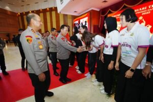 Hadiri Seremoni Apresiasi Tim Voli, Kapolri: Terus Bawa Harum Nama Institusi