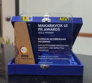 Divhumas Polri Raih Gold Winner Kategori Keterbukaan Informasi di Makaravox UI PR Awards 2025