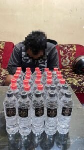 Patroli KRYD, Polres Kediri Kota Sita Ratusan Botol Miras dijual Via Online