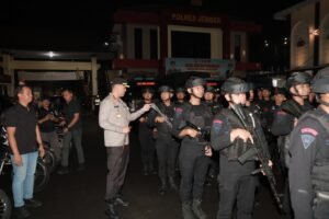 Harkamtibmas Polres Jember Gelar KRYD Cegah Aksi Kejahatan Jalanan
