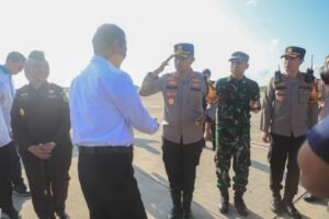 Kapolres Kediri Dampingi Kunjungan Menteri Pertanian RI di Perkebunan Djengkol Plosoklaten
