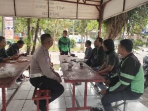 Operasi Patuh Semeru 2025 Polres Ngawi Ngopi Bareng Komunitas Ojol Beri Edukasi Kamseltibcarlantas