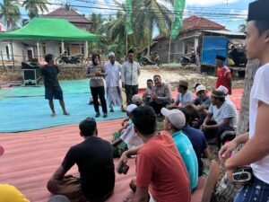 Polantas Menyapa : Polres Sumenep Sambang Warga Desa Beri Edukasi Tertib Lalin