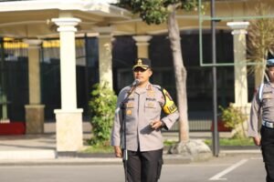 Kapolres Kediri Tekankan Pentingnya Kebersihan Saat Apel Jam Pimpinan