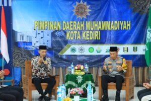 Awali Tugas Baru, Kapolres Kediri Kota Silaturahmi Dengan Pimpinan Daerah Muhammadiyah Kota Kediri
