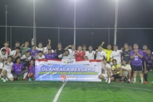 Polres Kediri Kota Gelar Fun Minisoccer Bersama Supporter Persik, Pererat Sinergi Jelang HUT RI