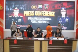 Polres Kediri Kota Amankan Lima Tersangka Pengeroyokan