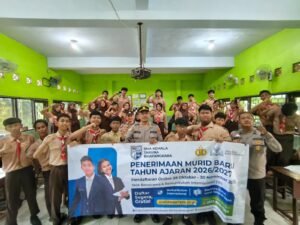 Sosialisasi Penerimaan Siswa Baru SMA Taruna Bhayangkara Tahun Ajaran 2026/2027 mulai digencarkan Polsek Pesantren