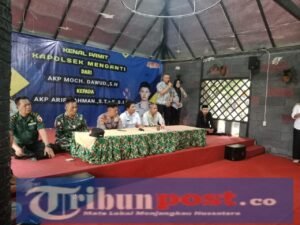 Pisah Sambut Kapolsek dan Danramil Menganti Berlangsung Hangat di Lontar Sewu
