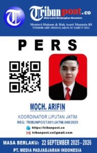 Arifin KOORDINATOR LIPUTAN JATIM