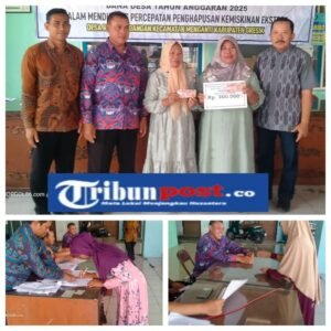 Pemdes RanduPadangan Gresik Salurkan BLT Dana Desa Tahap Akhir untuk 57 KPM