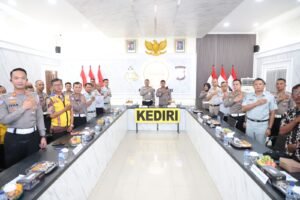 Polres Kediri Jadi Tuan Rumah Survei Kesiapan Ops Lilin 2025