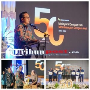 Dorong Komitmen Pelayanan Terbaik dan Inovasi, Pesan Ini Disampaikan Wabup Asluchul Alif Pada Saat Hadiri HUT Bank Gresik ke 50 ‎