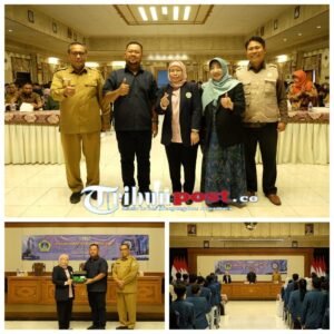 Usung Tema SGDs, Bupati Gresik Resmi Terima Mahasiswa KKN-BBK UNAIR ke-7