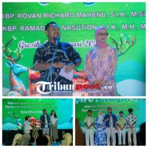 Pisah Sambut Kapolres Gresik, Bupati Apresiasi Dedikasi AKBP Rovan dan Sambut Kapolres Baru