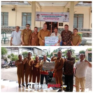 Wabup Gresik Serahkan Bantuan Traktor Empat Roda ke Gapoktan Desa Sumput