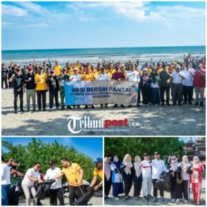 Jalankan Arahan Presiden Prabowo, Bupati dan Forkopimda Gresik Gelar Aksi Bersih Pantai Dalegan