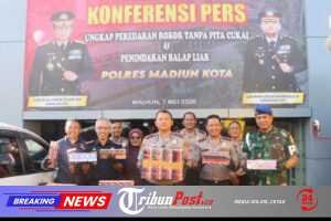 Polres Madiun Kota Gagalkan Pengiriman 3,1 juta Batang Rokok Ilegal Lintas Provinsi