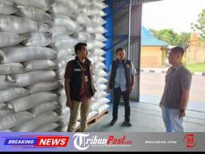 Satgas Pangan Polres Ngawi Cek Gudang Bulog Pastikan Stok Beras dan Jagung Aman