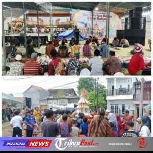 Sedekah Bumi Dusun Dahanrejo Lor Berlangsung Khidmat, Warga Gelar Kirab Budaya dan Wayang Kulit