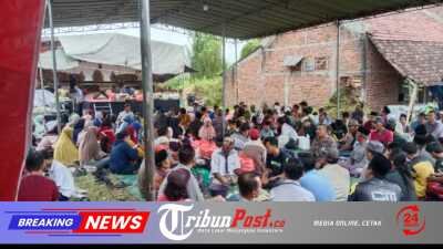 Warga Dusun Karang Turi Menggelar Sedekah Bumi dan Pagelaran Wayang Kulit