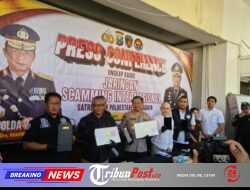Polrestabes Surabaya Amankan 45 Tersangka Hasil Pengembangan Penyidikan Kasus Siber Internasional