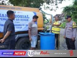 Polres Tuban Gelar Baksos Sambut Hari Bhayangkara ke 80, Droping 40 Ribu Liter Air Bersih di 3 Desa